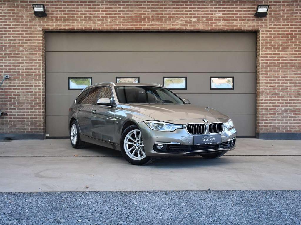 BMW 318 iA TOURING LUXURY LINE / GPS / LED / LEDER / VERWAR, Bedrijf, 5 deurs, 3 cilinders, 3 Reeks