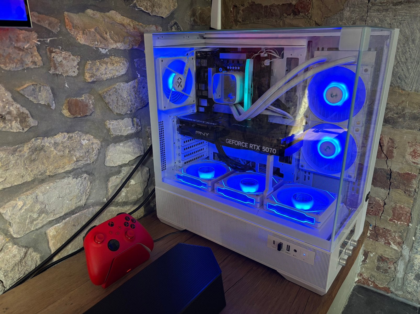 Boîtier Xigmatek Vision Pro RGB White, Enlèvement, Comme neuf