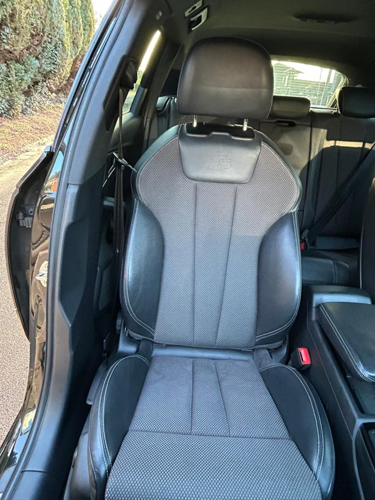 Audi A4 Quattro 2.0 TFSI S-line, 252PK, Auto's, Audi, 1984 cc, A4, Zwart, Bluetooth