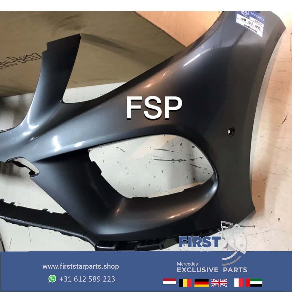 W166 GLE AMG VOORBUMPER A1668851538 Mercedes 2015-2019 ORIGI, Gebruikt, -, Voor, Ophalen of Verzenden