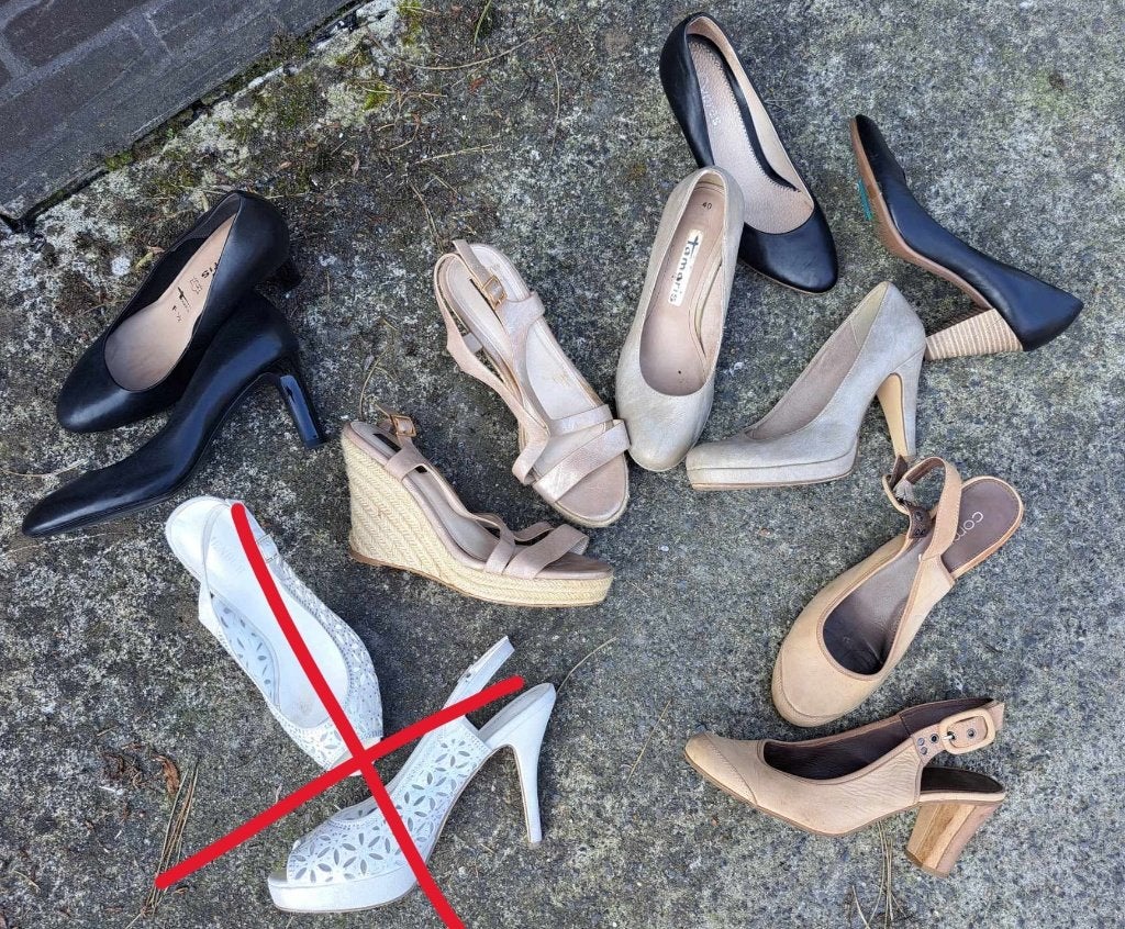 hoge hakken, zgan en nieuw, 40 en 41, Enlèvement ou Envoi, Comme neuf, Chaussures à haut talons