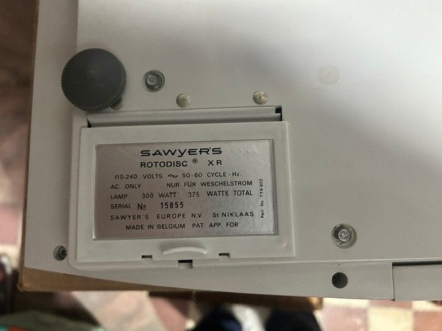 rotodisc diaprojector, Audio, Tv en Foto, Overige Audio, Tv en Foto, Ophalen, Nieuw