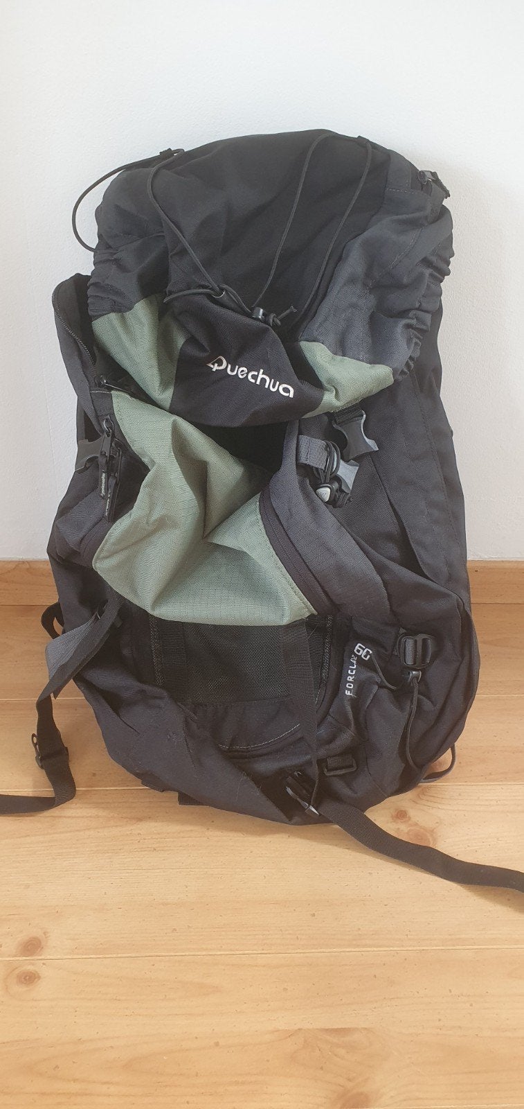 Decathlon rugzak Forclaz 60, Ophalen