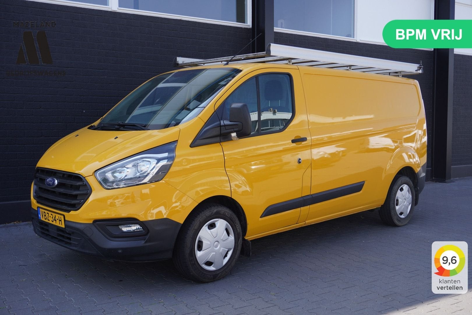 Ford Transit Custom 2.0 TDCI 130PK L2 EURO 6 - Airco - Cruis, Auto's, Bestelwagens en Lichte vracht, Bedrijf, ABS, Airconditioning