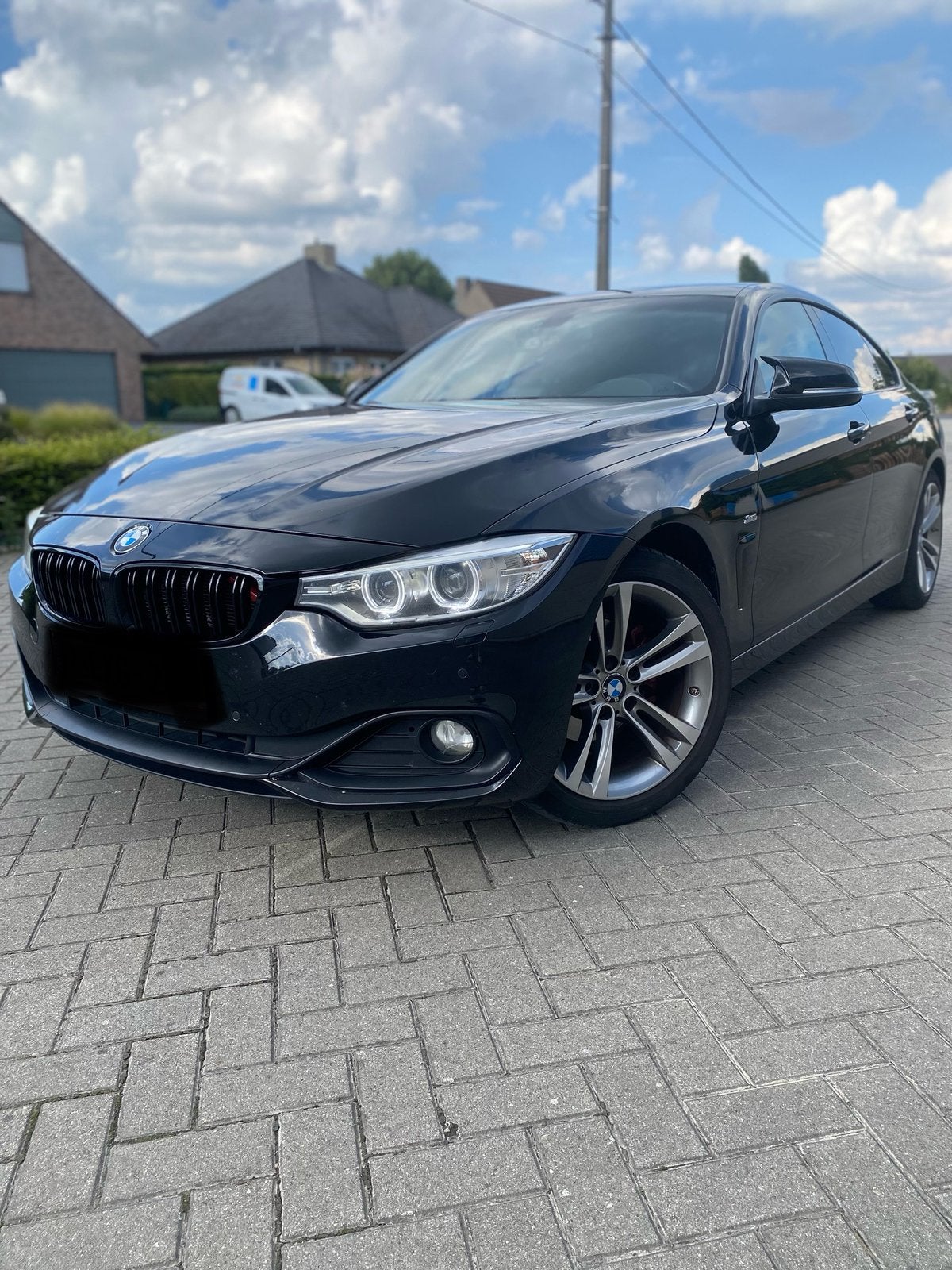 BMW 4 reeks Gran Coupé, Auto's, Automaat, 4 deurs, Zwart, Diesel