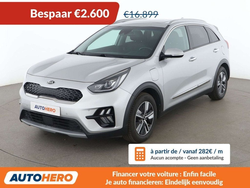 Kia Niro 1.6 Plug-in Hybrid Spirit (automatique), Cuir, Argent ou Gris, Euro 6, 5 places