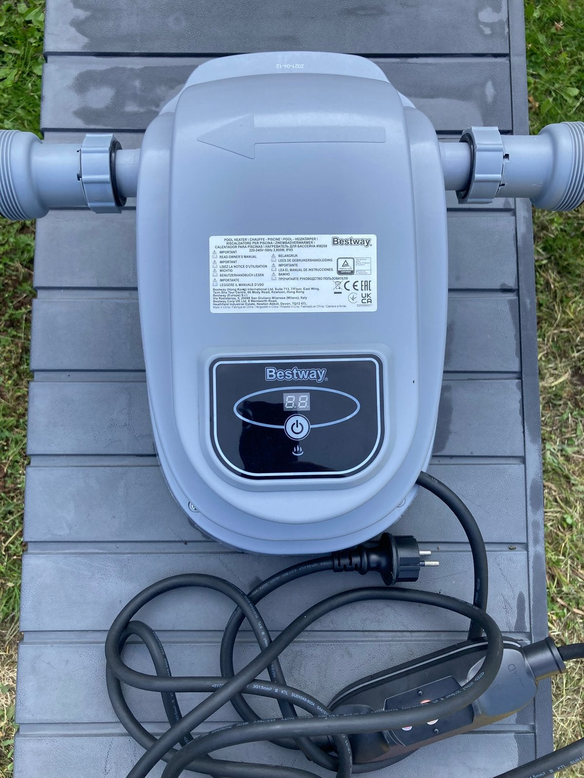 BESTWAY zwembadverwarmer, Tuin en Terras, Ophalen, Nieuw, Verwarming
