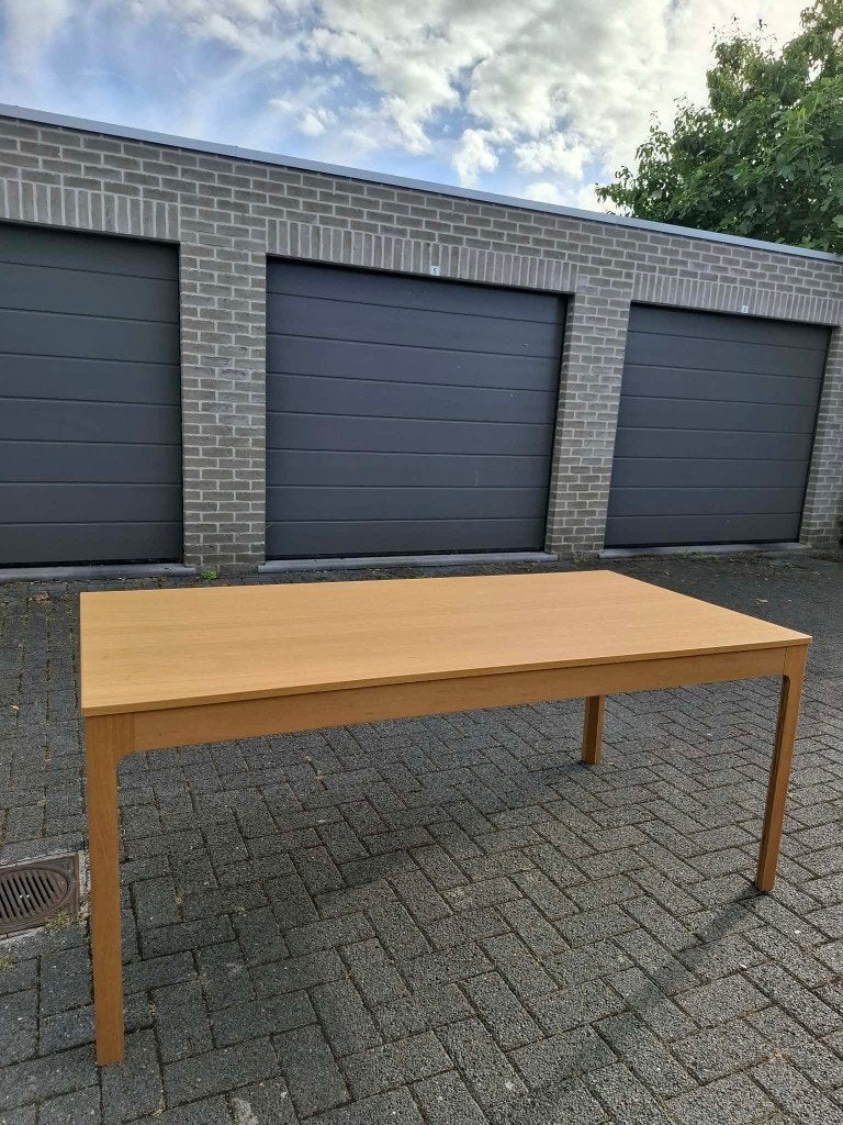uitschuifbare eettafel voor 6 tot 8 personen, Ophalen, 50 tot 100 cm, Zo goed als nieuw, Vijf personen of meer