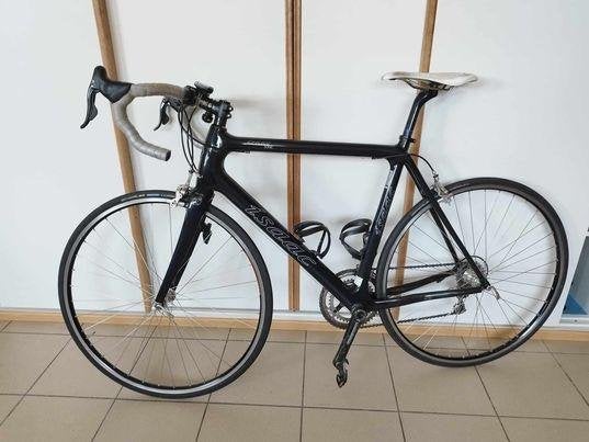koersfiets, Fietsen en Brommers, Ophalen, Gebruikt, Carbon, Velgrem