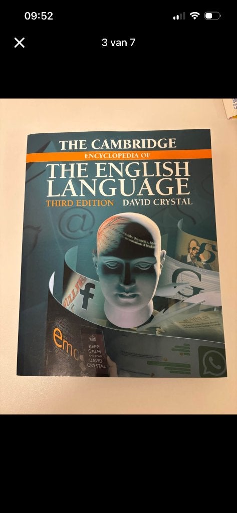 The Cambridge Encyclopedia of the English language, Boeken, Ophalen, Nieuw, Overige niveaus, Engels