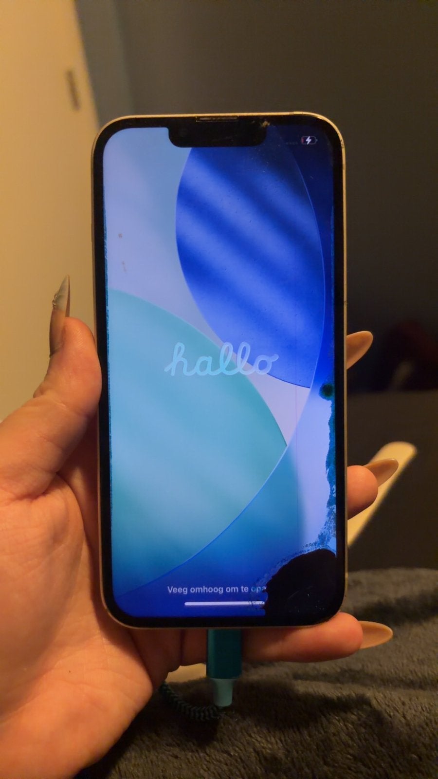Iphone 14 te koop, Telecommunicatie, Ophalen, Gebruikt, Wit, Met simlock