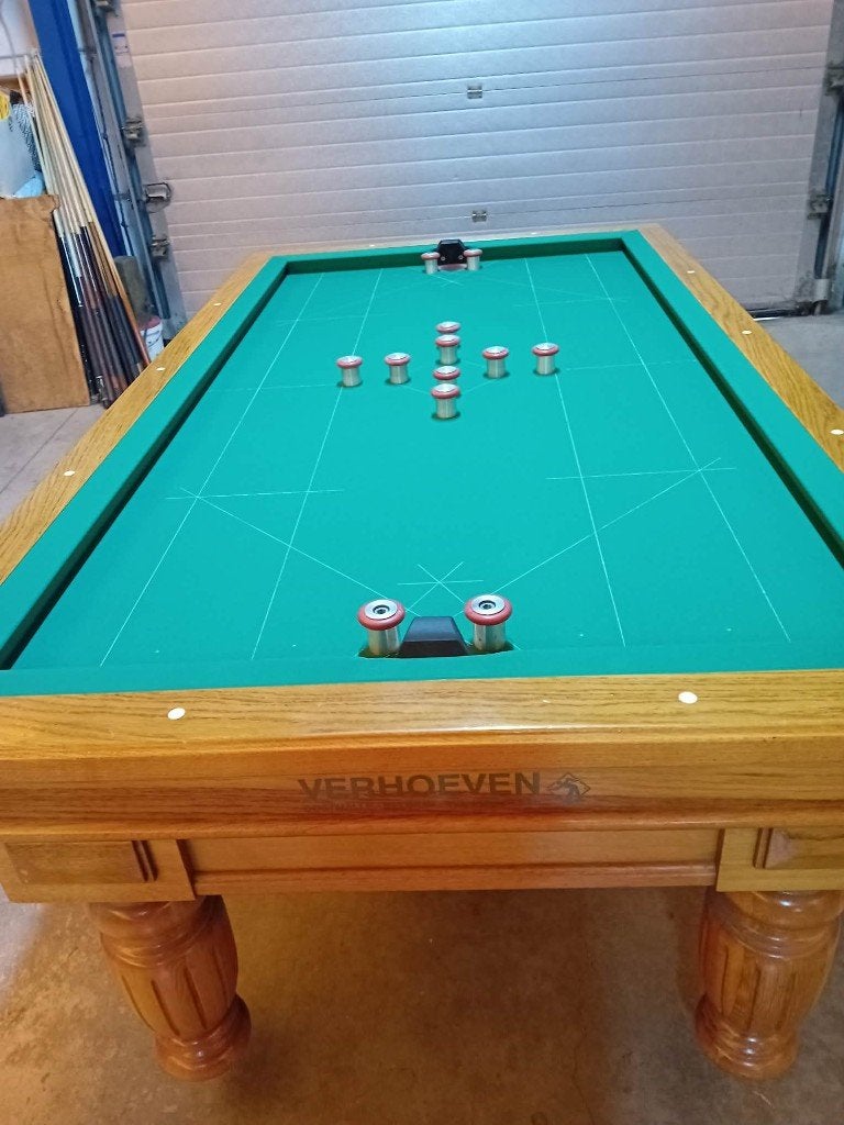 Een zeer mooie Verhoeven competitiebiljart., Sport en Fitness, Biljarten en Poolen, Ophalen, Zo goed als nieuw, Biljarttafel