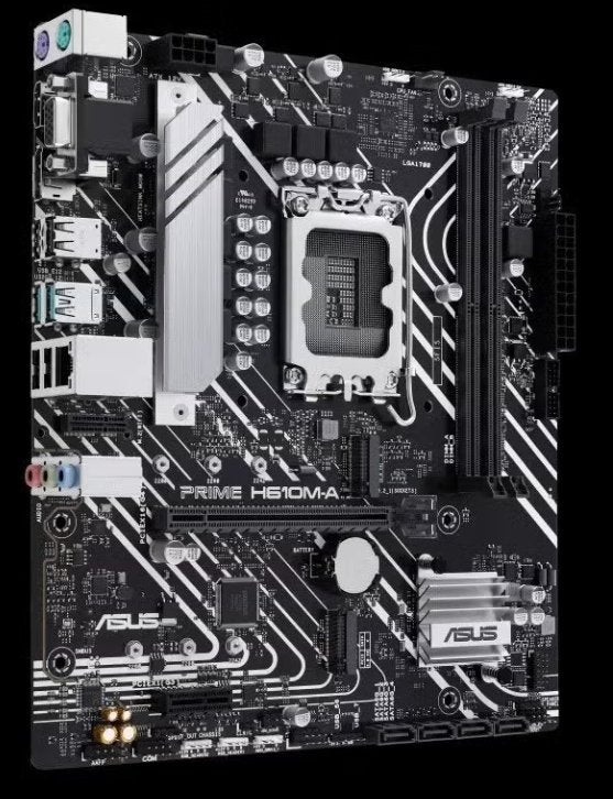 ASUS PRIME H610M-A D4 Moederbord met Socket LGA 1700, Ophalen of Verzenden, Gebruikt
