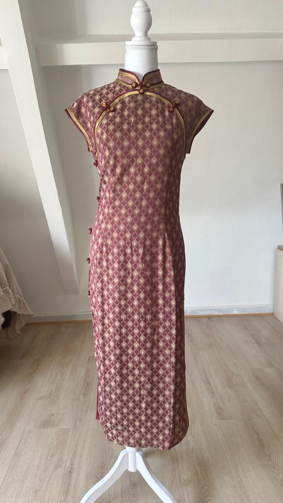 Chinese cheongsam, Kleding | Dames, Nieuw, Ophalen of Verzenden, Maat 36 (S), Rood
