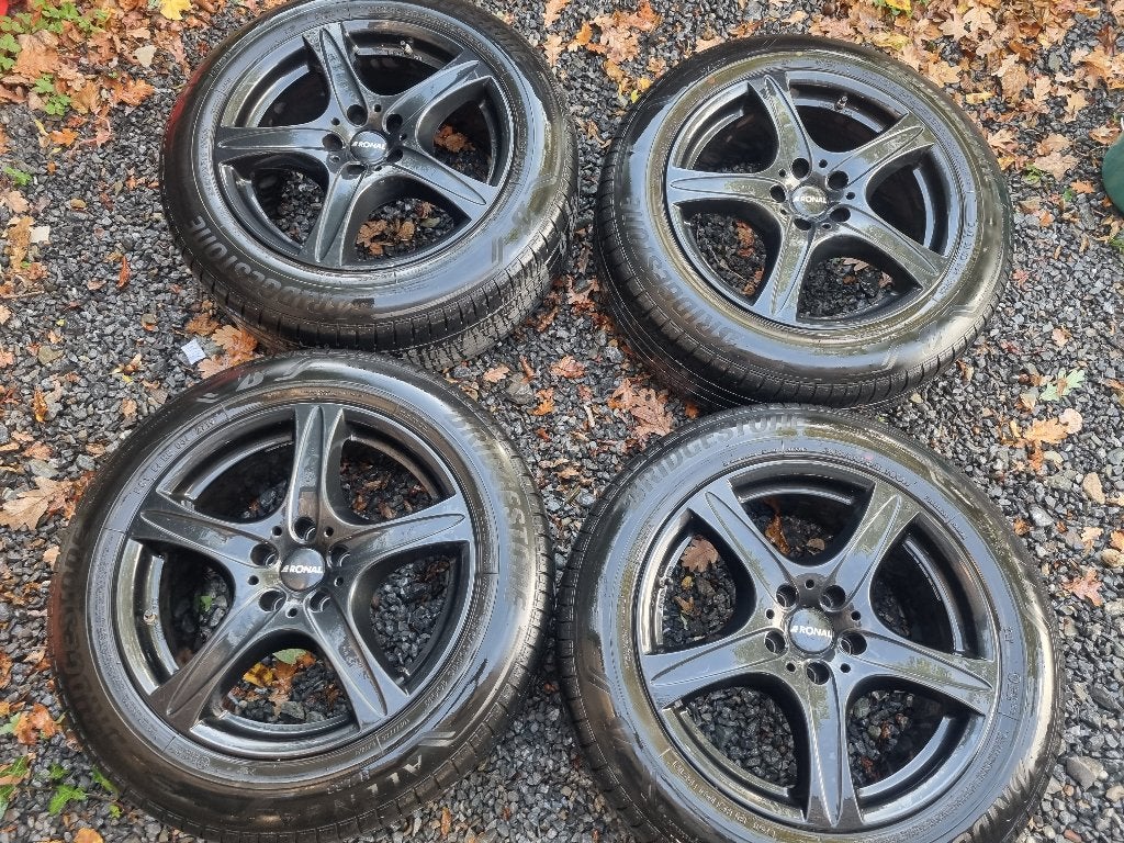 Jantes et pneus 225/60/18 toyota rav4 hybrid 5x114,3, 18 pouces, Enlèvement, Autre, Jante(s)
