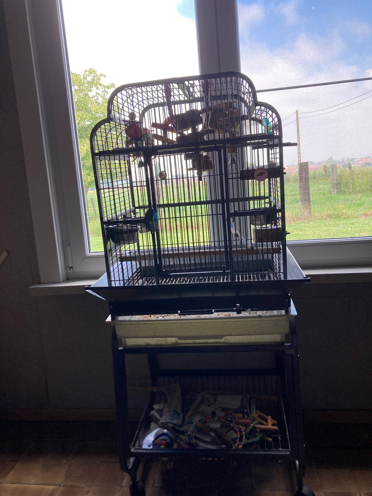 Cage à oiseaux, Enlèvement, Comme neuf, Cage à oiseaux