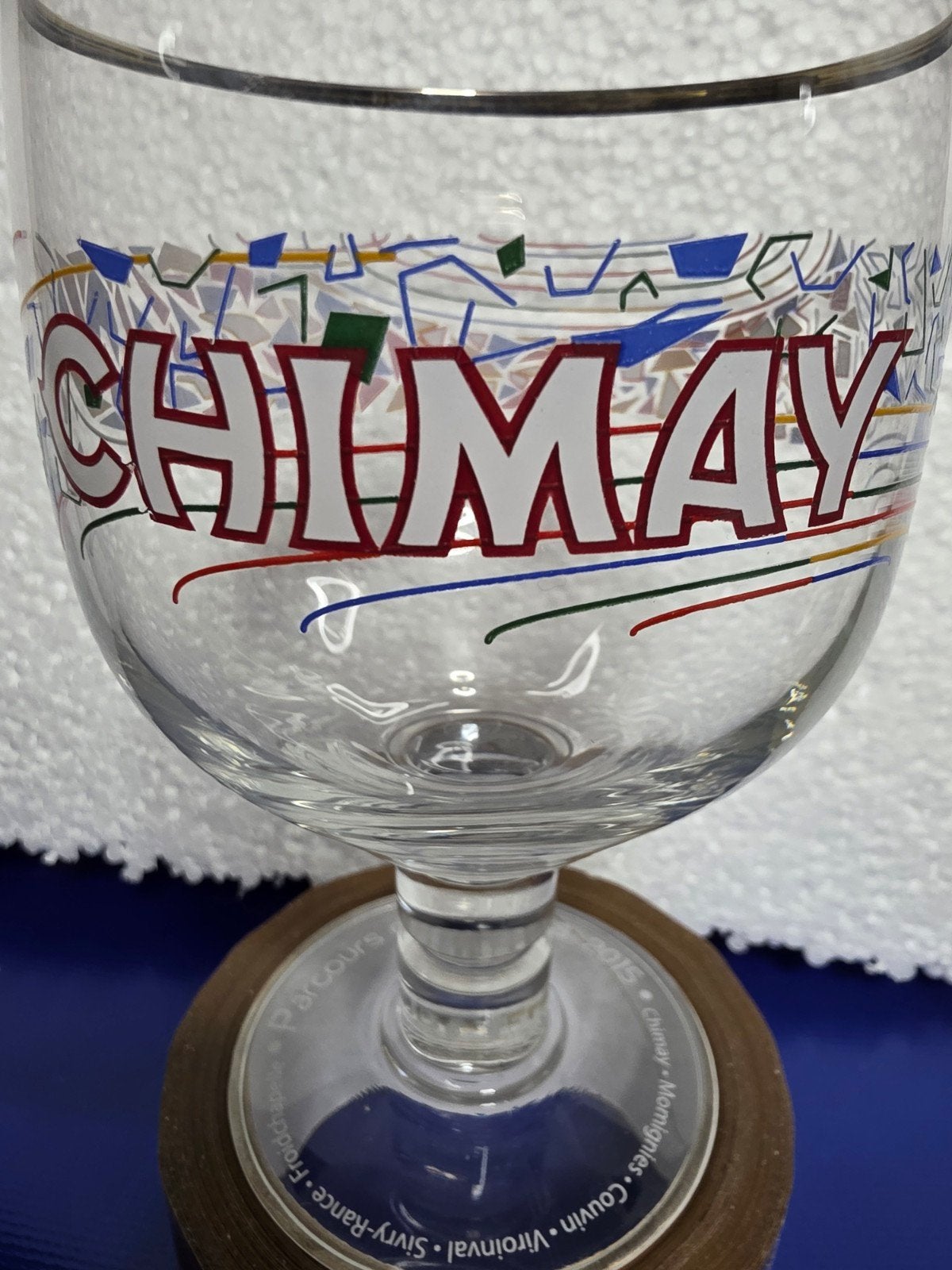 Magnifique calice Trappistes Chimay 33ctl Parcours d’artiste, Collections, Enlèvement ou Envoi, Comme neuf, Verre à bière