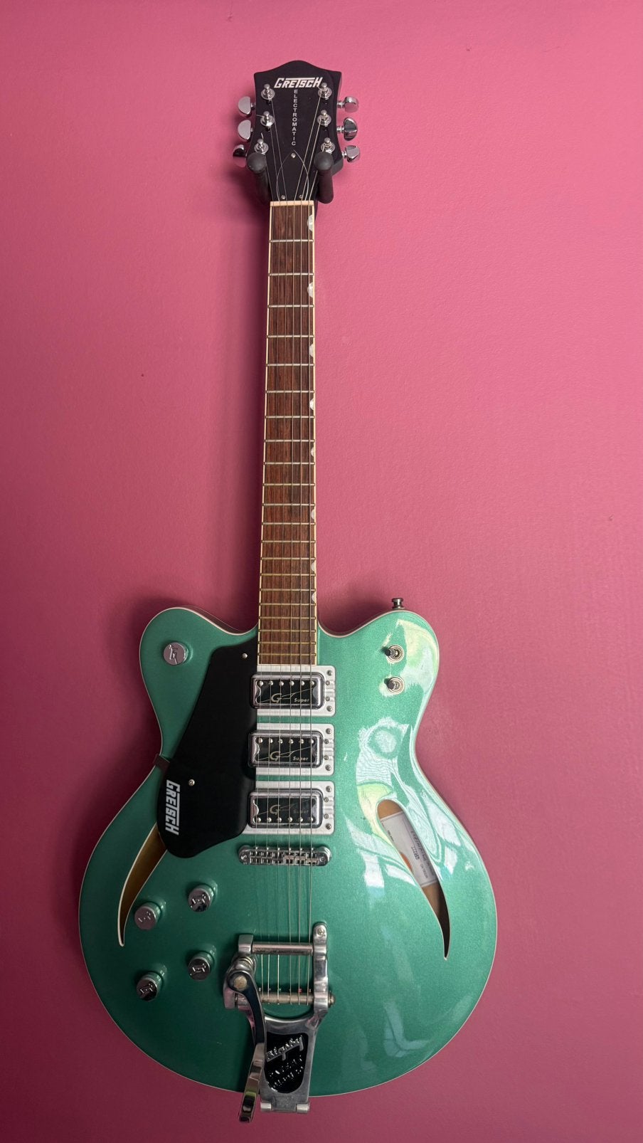 Linkshandige Gretsch G5622T (3 Pickups) + Originele Hardcase, Muziek en Instrumenten, Snaarinstrumenten | Gitaren | Elektrisch