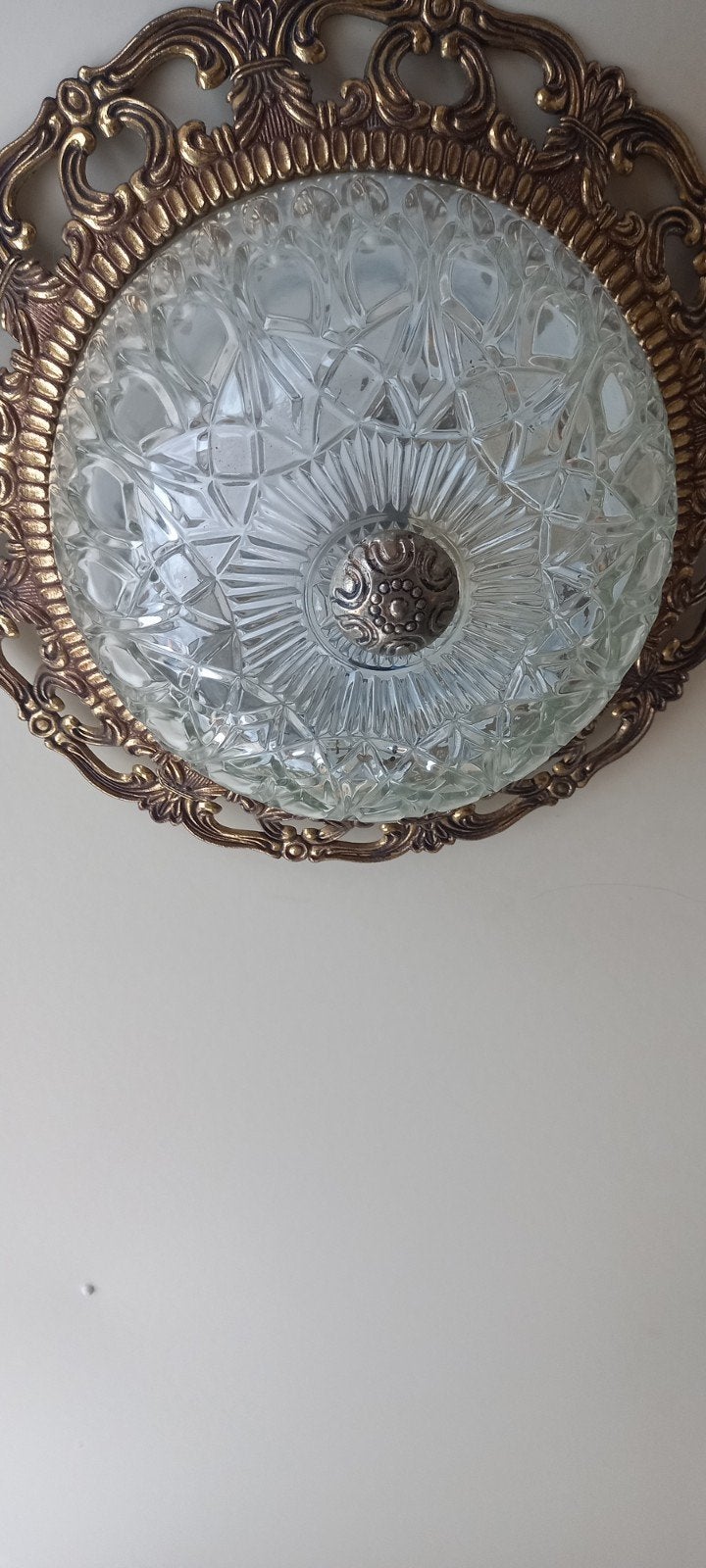 Retro hanglamp, Klassiek, E27 (groot), Ophalen of Verzenden, Glas