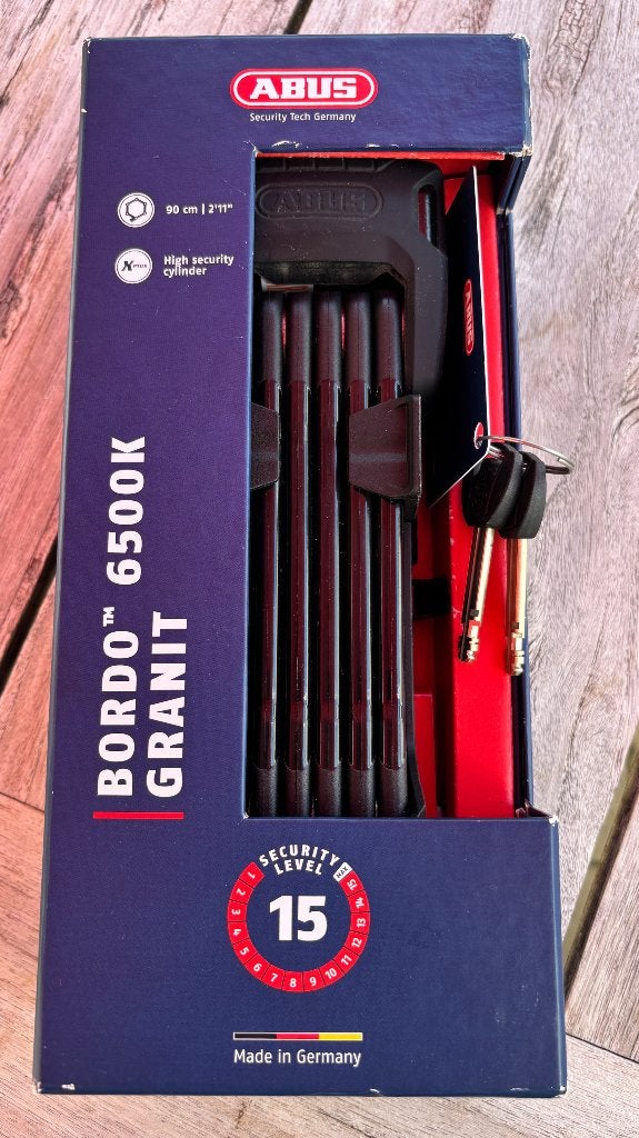 Abus bordo 6500k - New, Fietsen en Brommers, Ophalen, Vouwslot