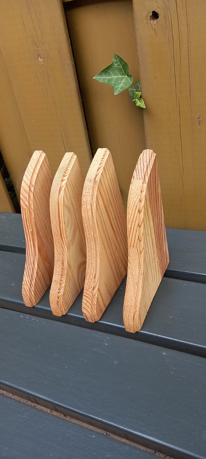 4 massief houten plankdragers 12/16cm, Maison & Meubles, Accessoires pour la Maison | Étagères murales & Rayons de bibliothèque