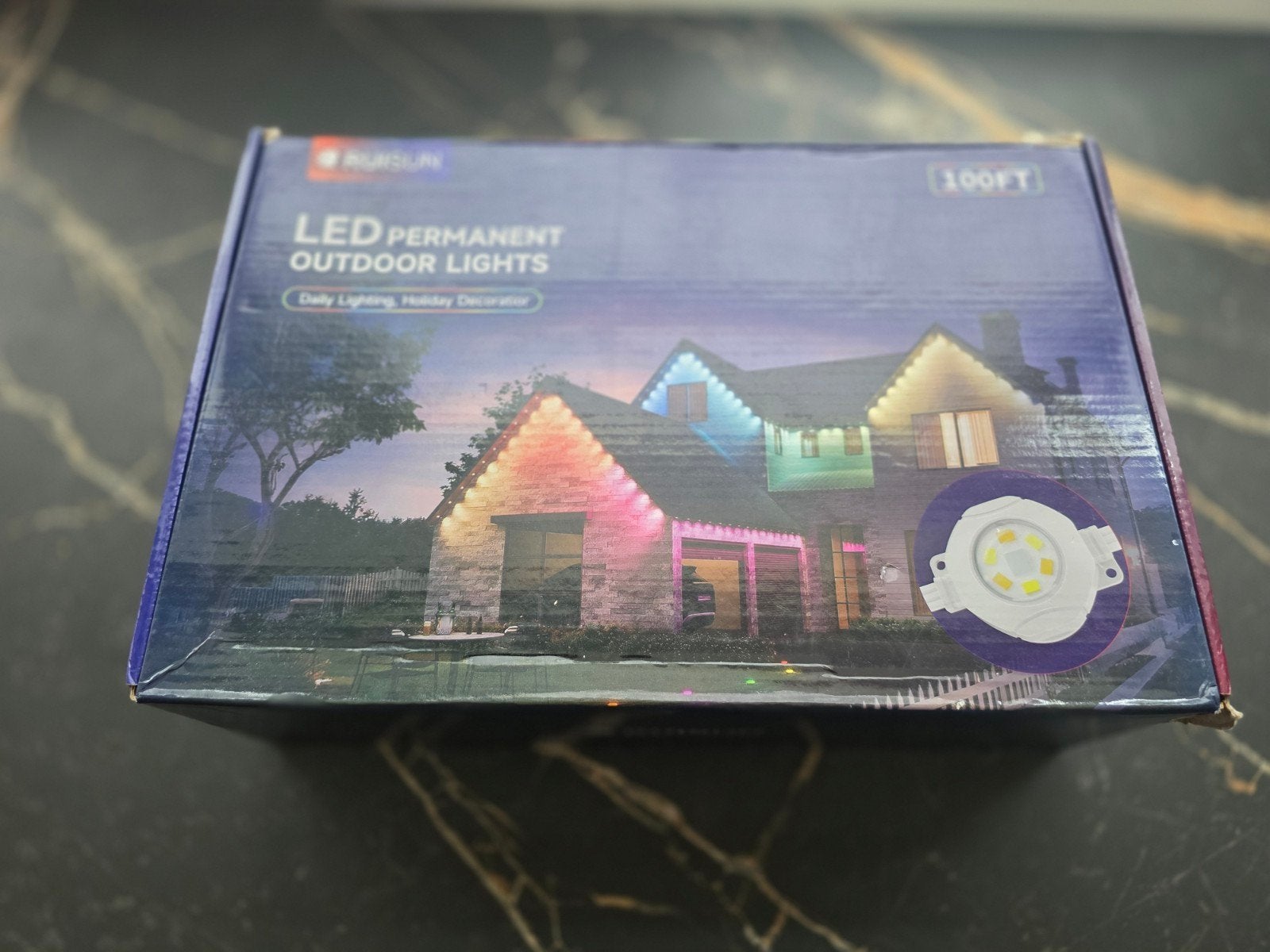 Éclairage extérieur LED permanent, Maison & Meubles, Enlèvement ou Envoi, Neuf