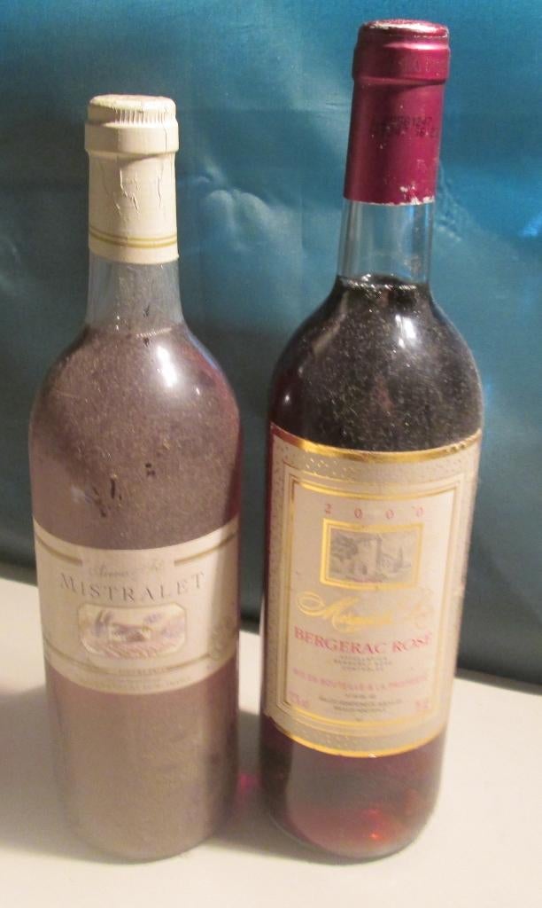 2 vins rosés français - 2000, Enlèvement ou Envoi, Pleine, Comme neuf, Rosé