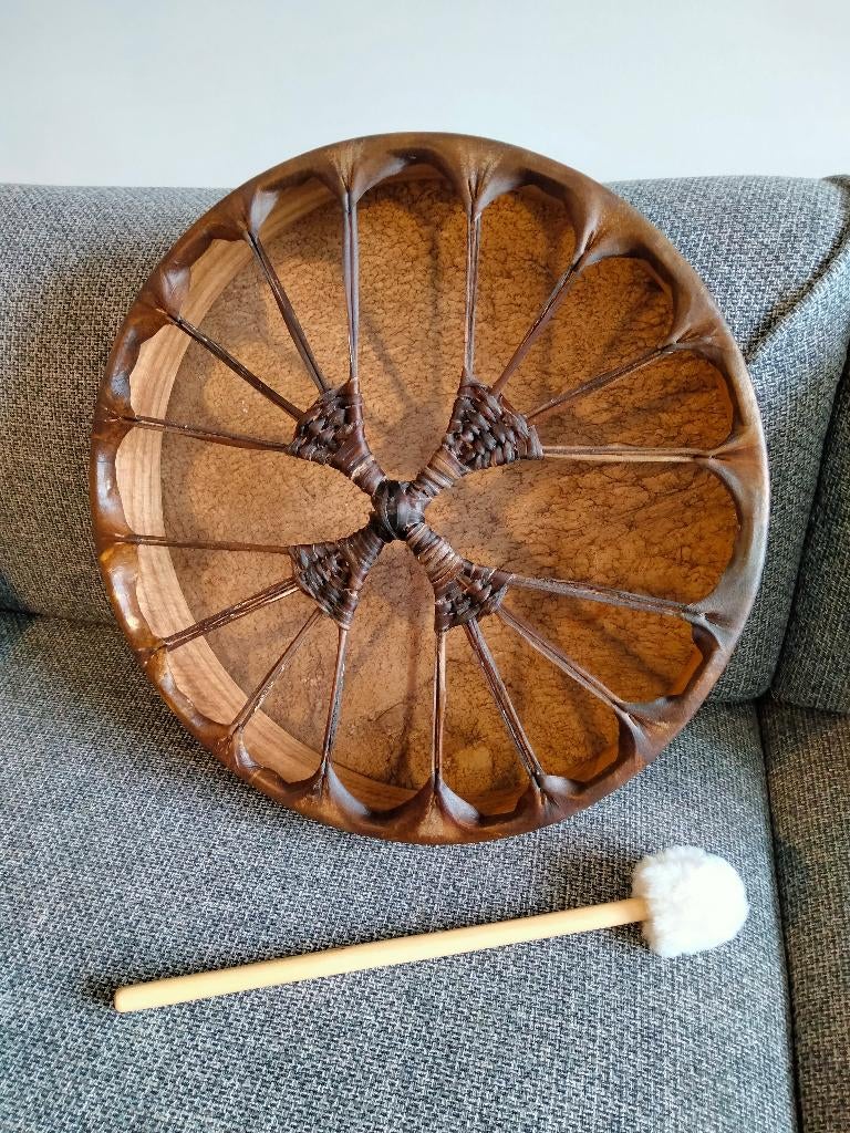 Tambour chamanique  bison 45cm, Enlèvement, Neuf, Tambour