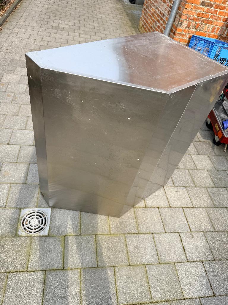 Inox dampkap, Ophalen, Gebruikt, Fornuis, Frituur en Grillen