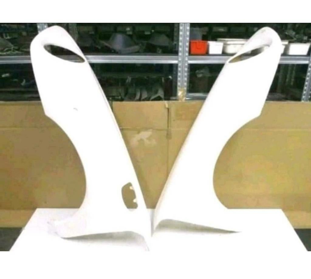 2 AILES avant Porsche 993 911 (polyester, fibre), Utilisé, Arrière, Porsche, Garde-boue