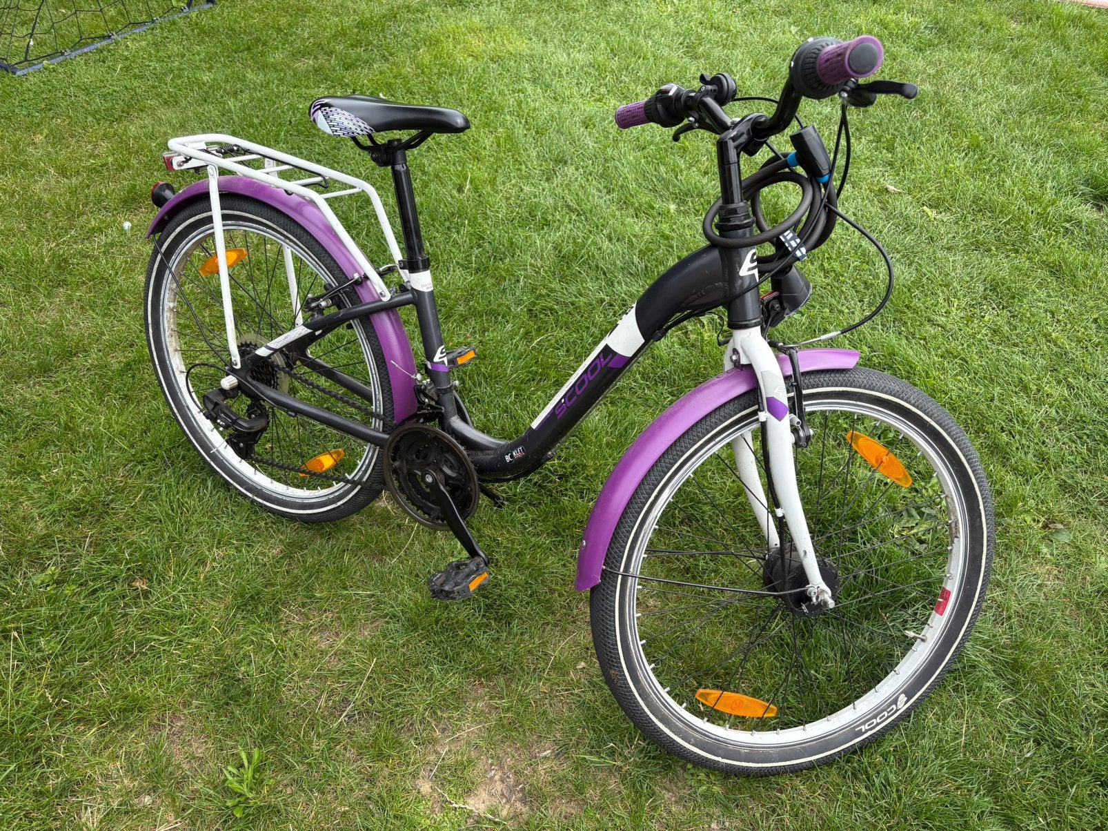 Meisjesfiets scool 24 inch, Ophalen, Zo goed als nieuw, 24 inch, Versnellingen