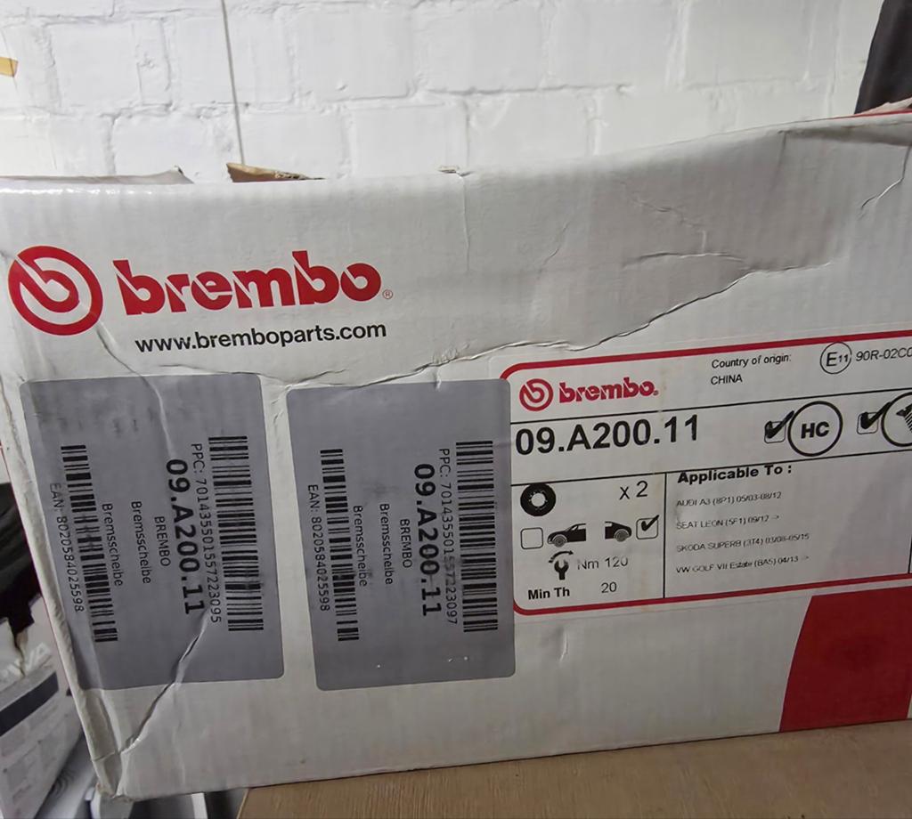 Disques de frein Brembo 09.A200.11, Autos : Pièces & Accessoires, Enlèvement
