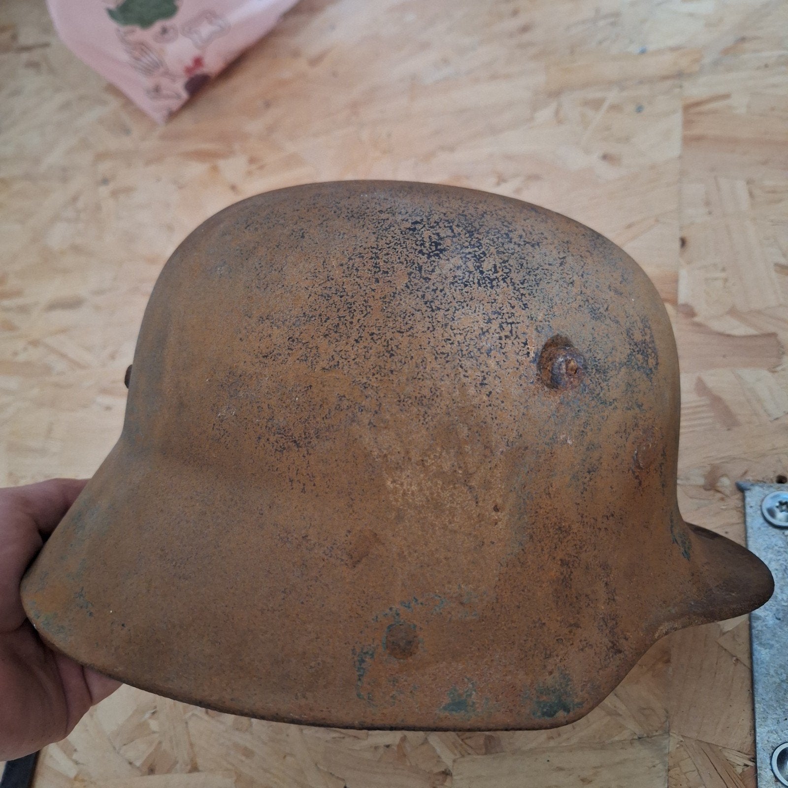 Duitse M16 WW1-helm, Verzamelen, Militaria | Algemeen, Ophalen of Verzenden, Landmacht, Helm of Baret
