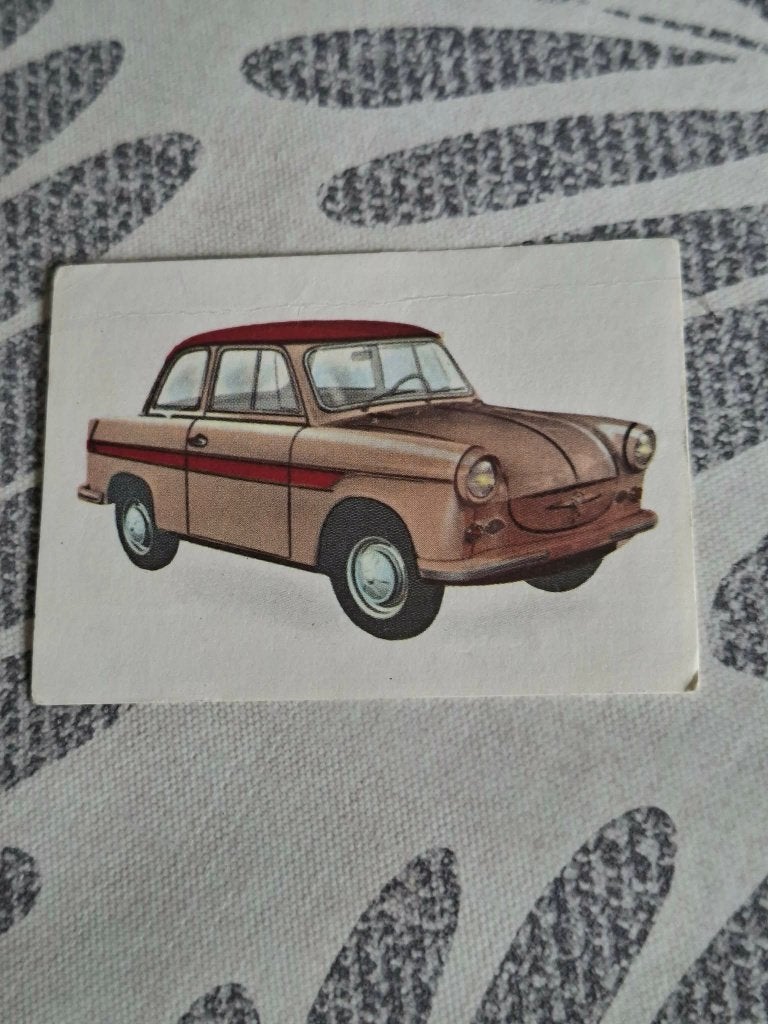 Prentje/Chromo : Trabant / Chocolade Jacques, Verzamelen, Ophalen of Verzenden, Gebruikt, Overige onderwerpen, Prent