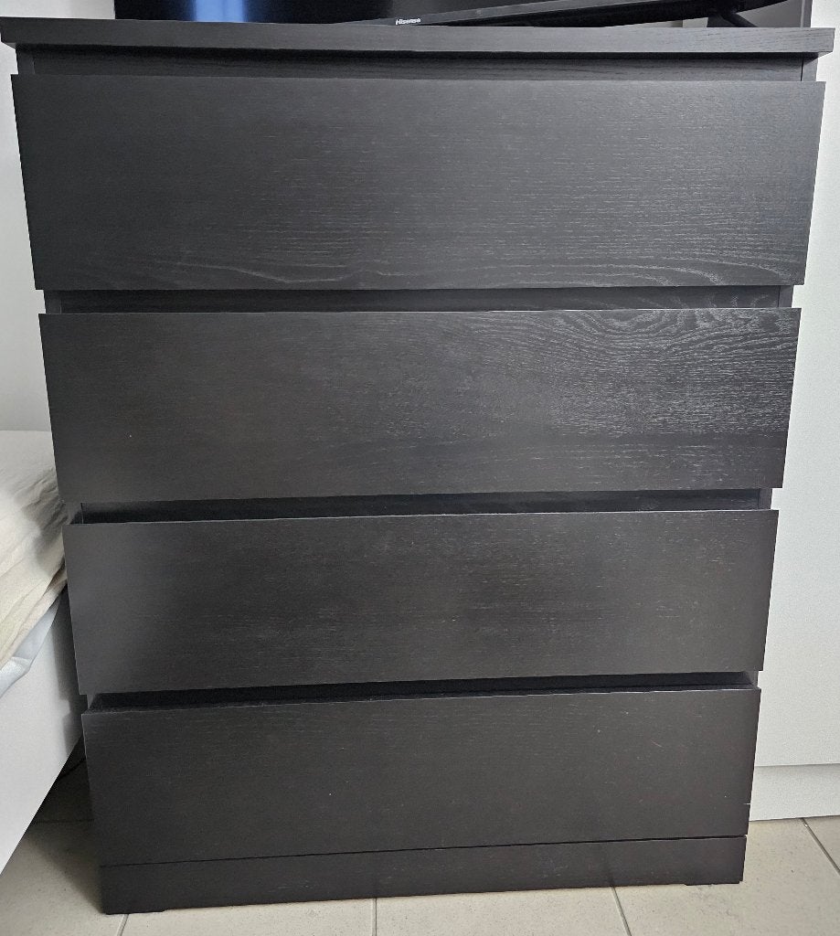Ikea Malm Commode, Maison & Meubles, 3 ou 4 tiroirs, 25 à 50 cm, Comme neuf, Enlèvement