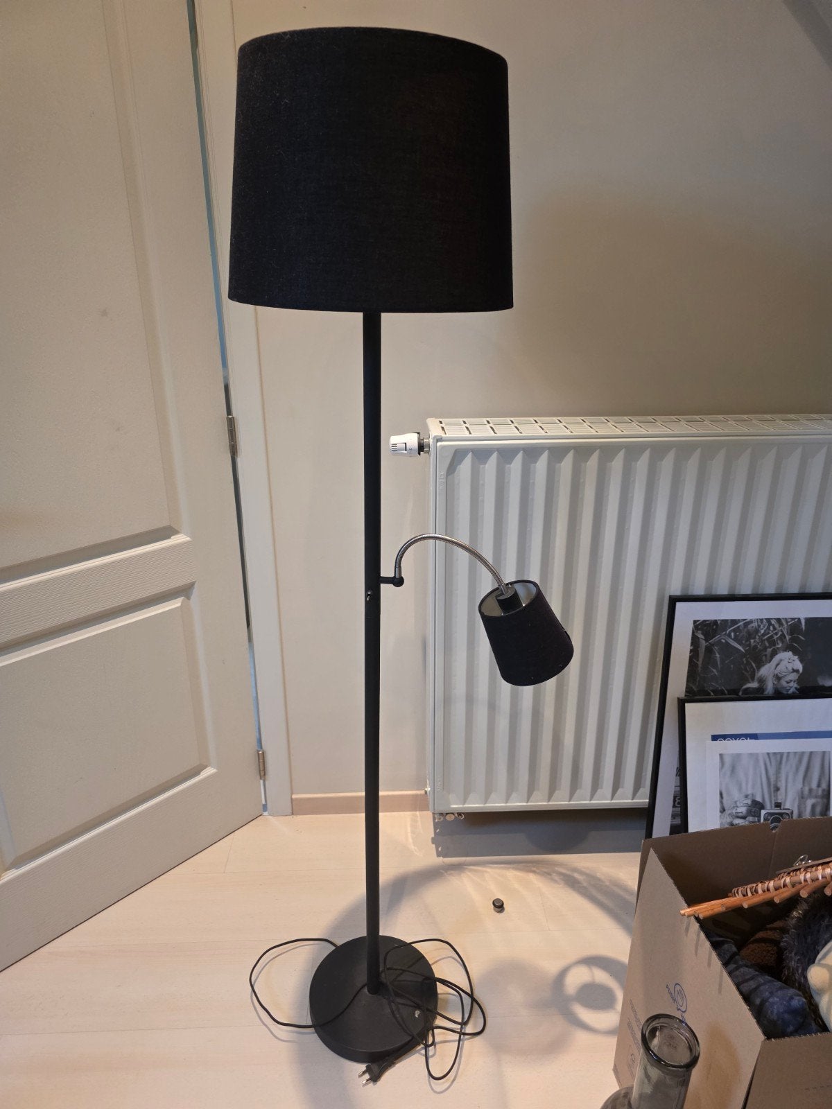 Vloerlamp met leeslamp, Huis en Inrichting, Lampen | Vloerlampen, Ophalen