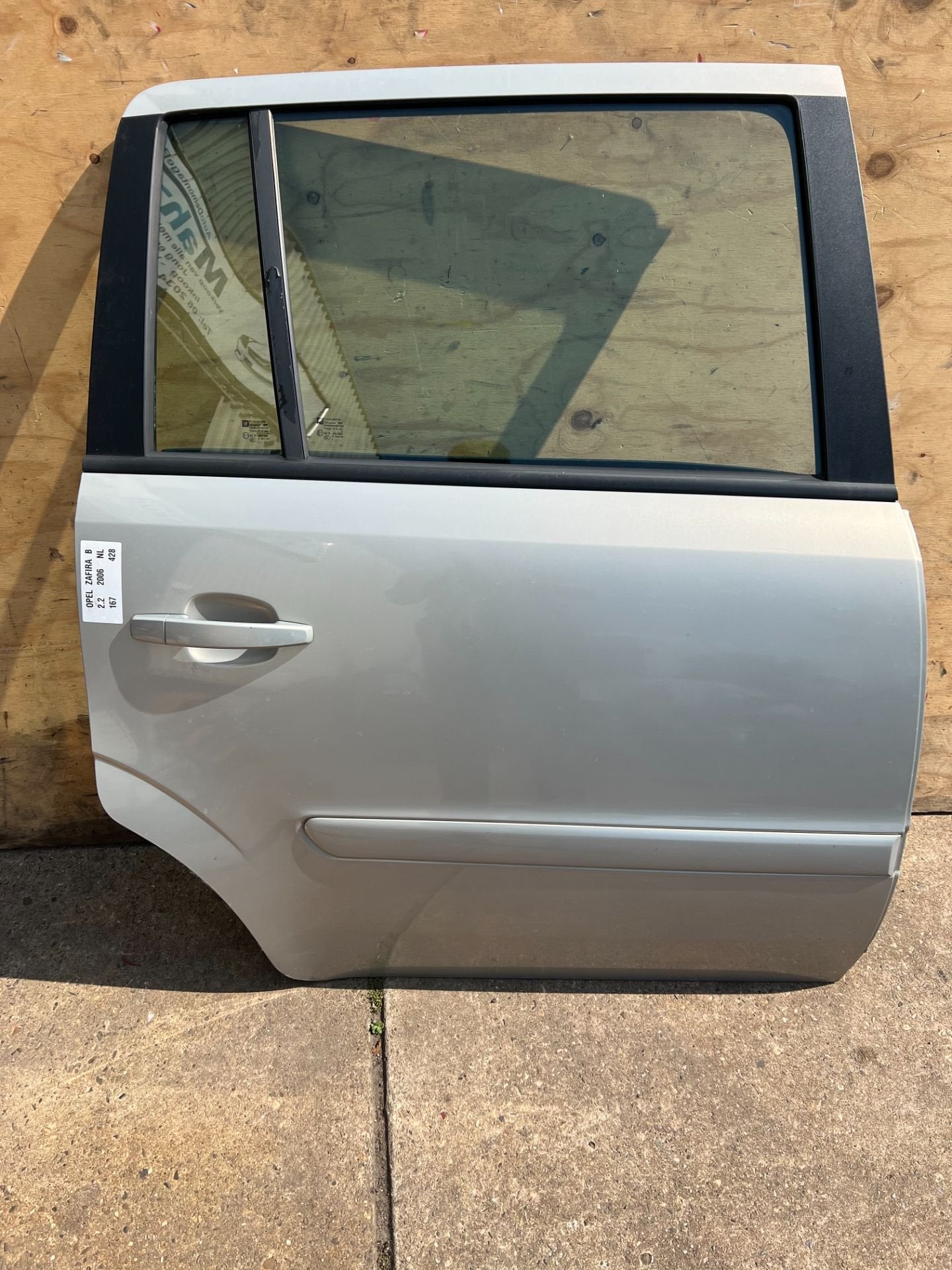 OPEL ZAFIRA B beige 167 rechts achter deur portier 2005-2012, Opel Automobile GmbH, Porte, Arrière, Opel