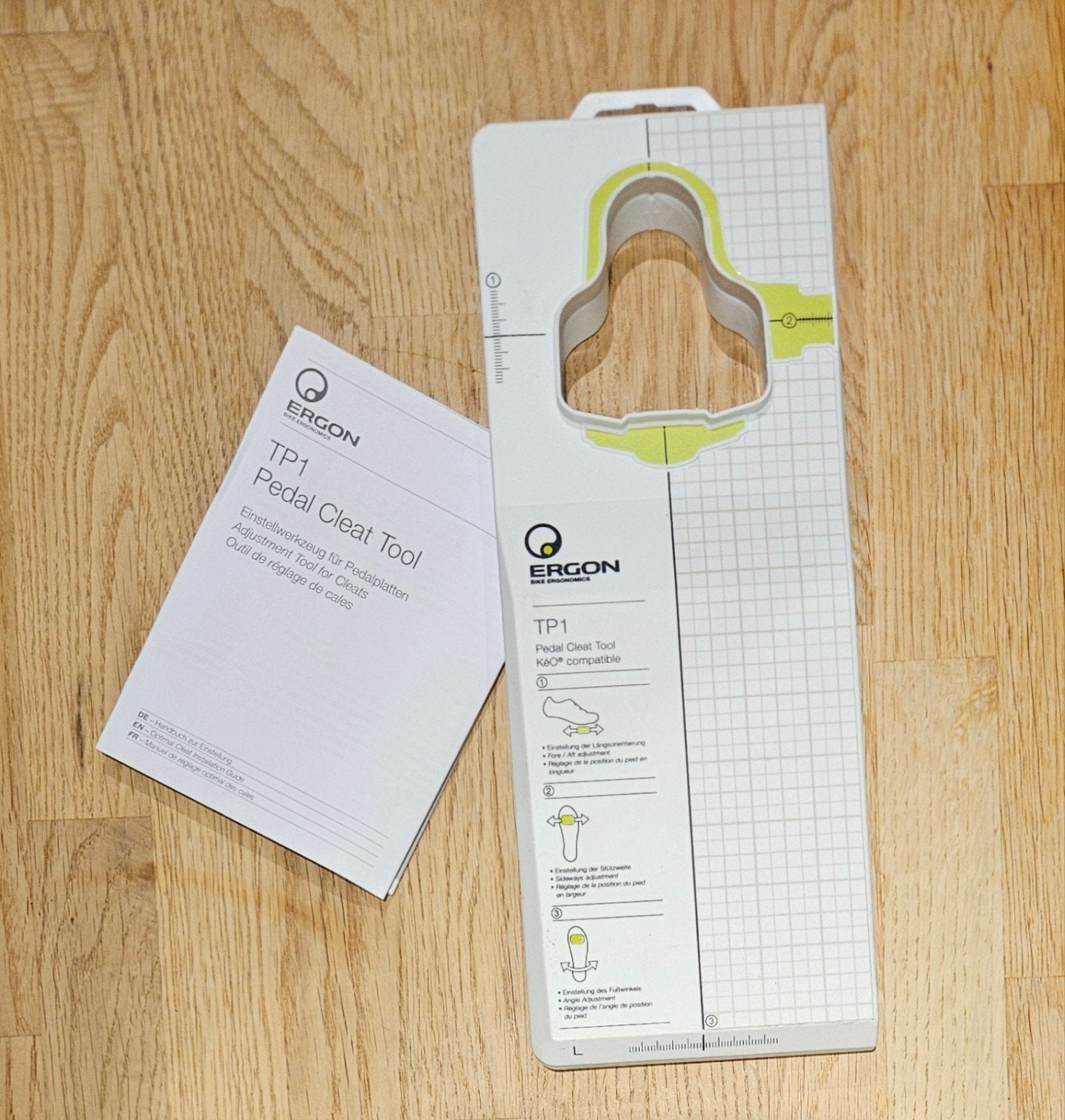 Ergon Look gereedschap voor het positioneren van schoenplate, Fietsen en Brommers, Ophalen of Verzenden