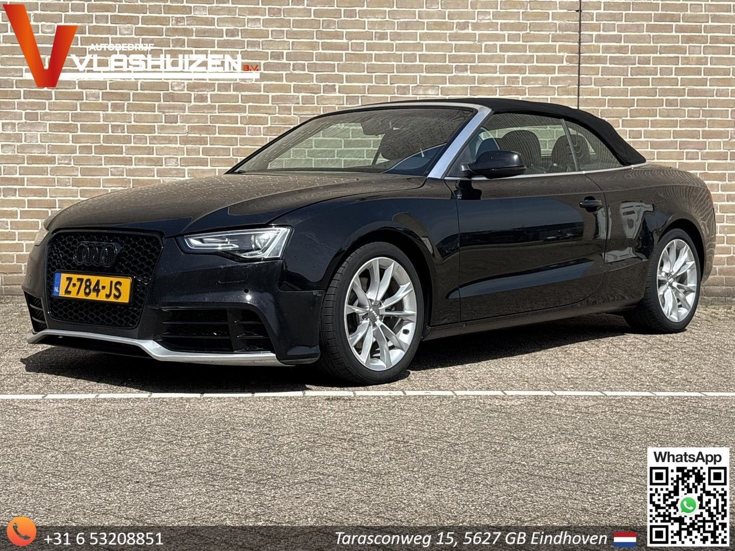 Audi A5 Cabriolet 2.0 TFSI quattro Automaat | Leder | Climat, Auto's, Audi, Automaat, Zwart, Cabriolet, Zwart
