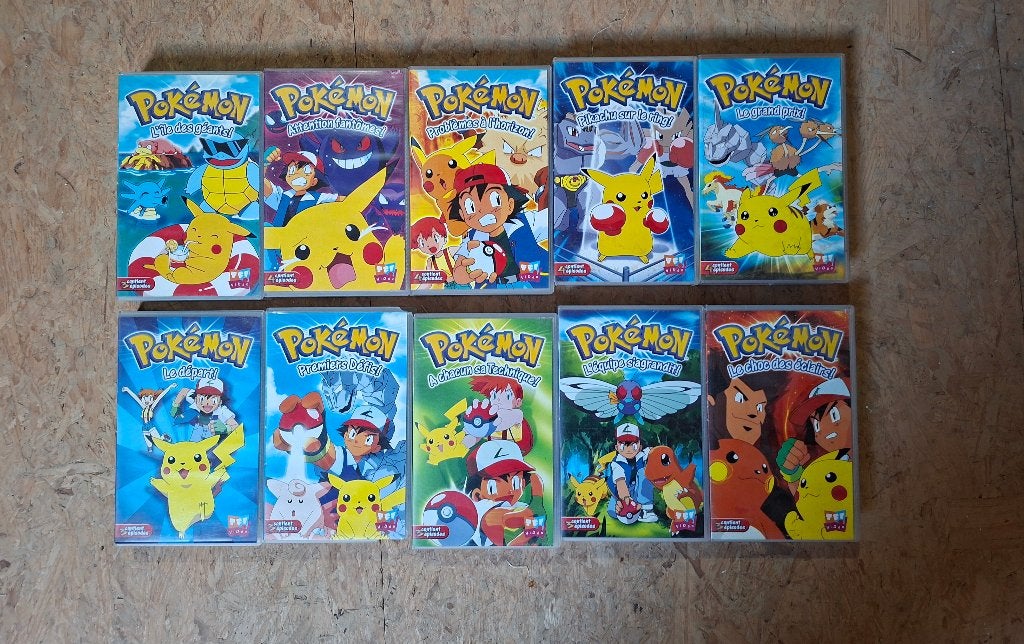 Pokémon VHS en français, CD & DVD, Enlèvement, Français, Animation, VHS