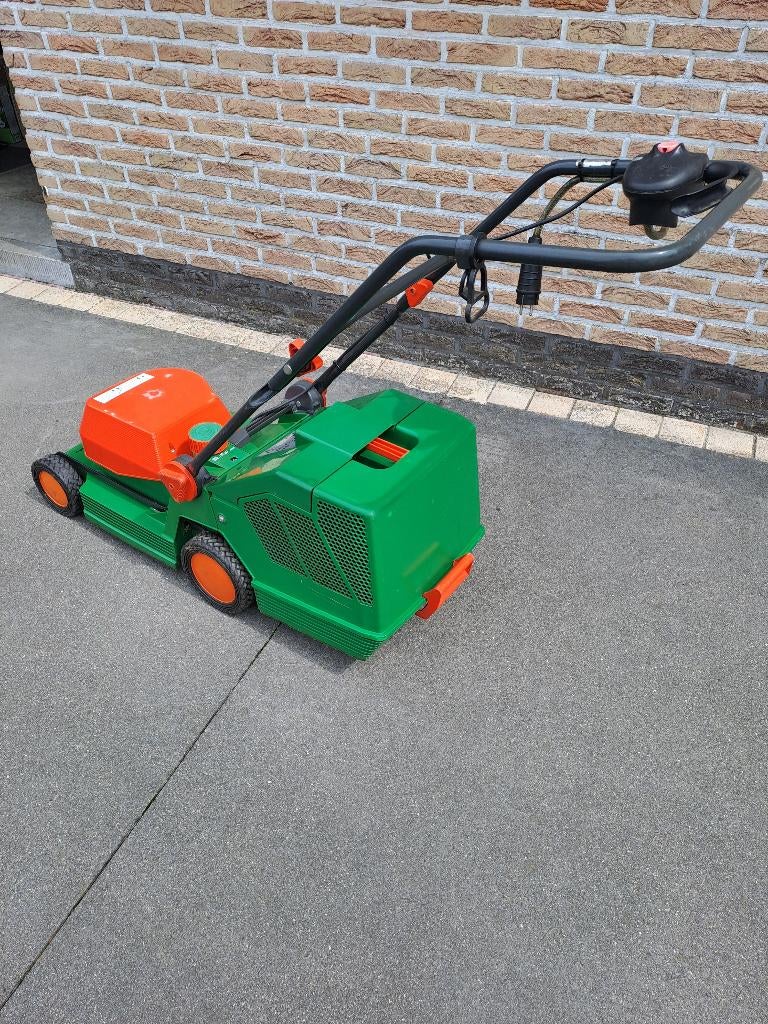 grasmaaier, Jardin & Terrasse, Tondeuses à gazon, 40 à 49 cm, Enlèvement, Utilisé, Bac de ramassage