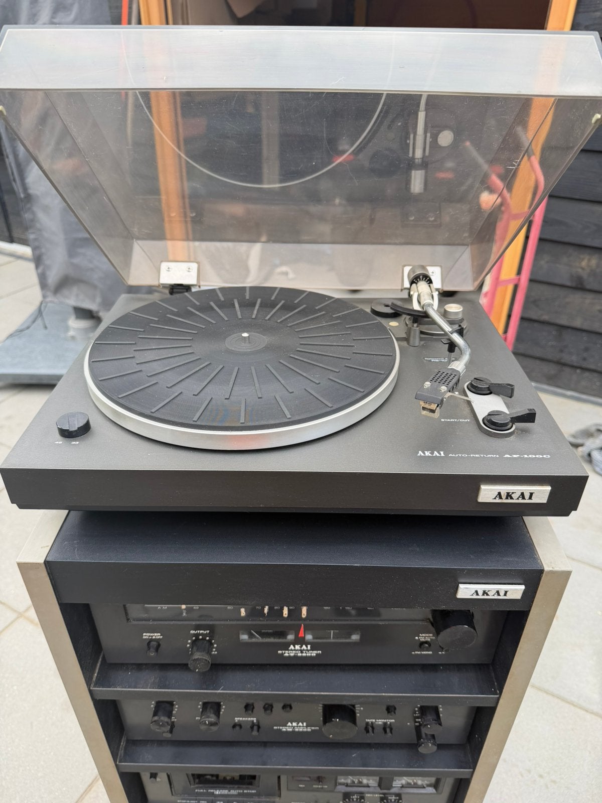 Akai platenspeler AP-100C, Audio, Tv en Foto, Ophalen of Verzenden, Zo goed als nieuw, Platenspeler, Akai