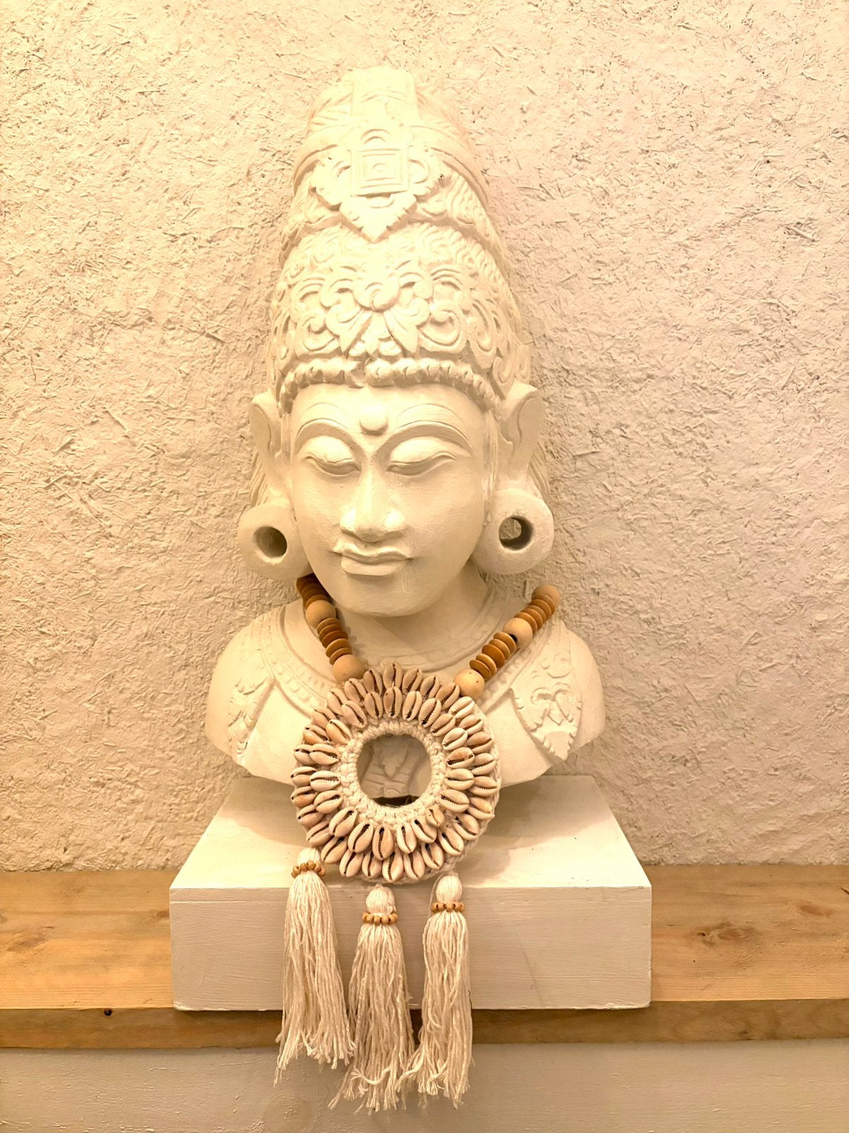 Mooi decoratief houten beeld   H 65 cm, Ophalen, Zo goed als nieuw