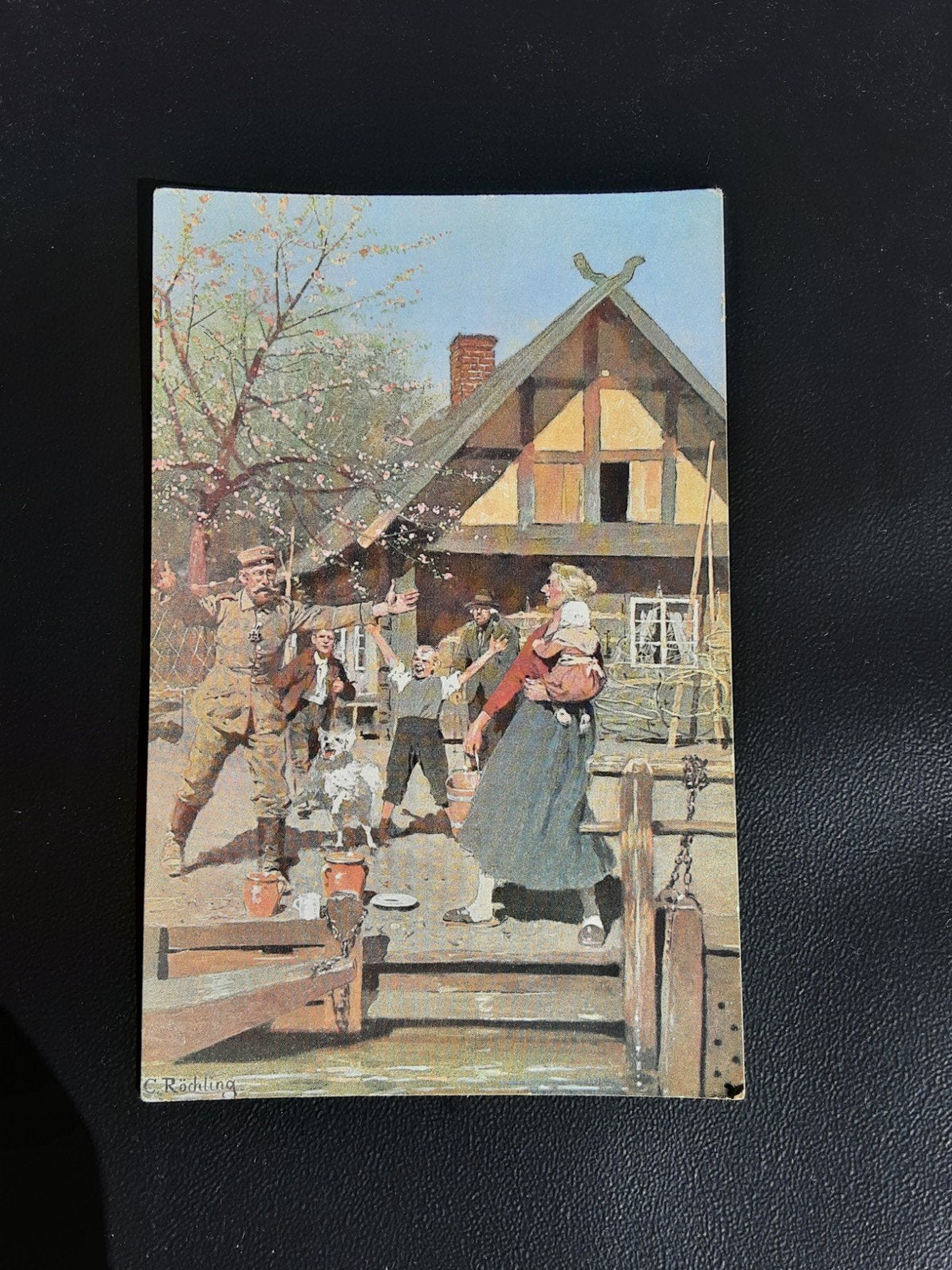 Carte postale Armée Allemande 1915-1916, Enlèvement ou Envoi