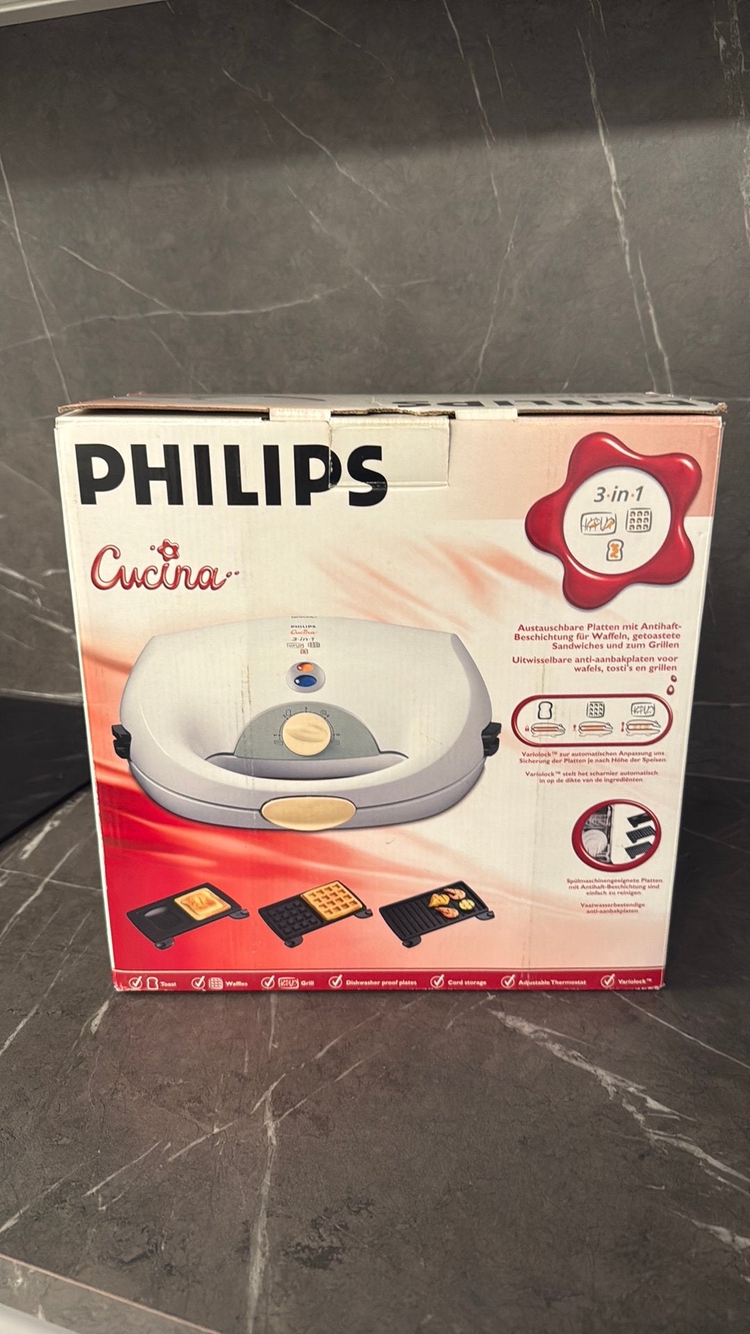 Philips Cucina 3-in-1, Ophalen