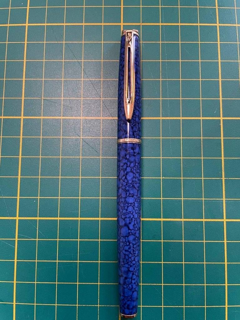 Waterman Hemisphere Blue Marble Rollerball Pen, Verzamelen, Ophalen of Verzenden, Waterman