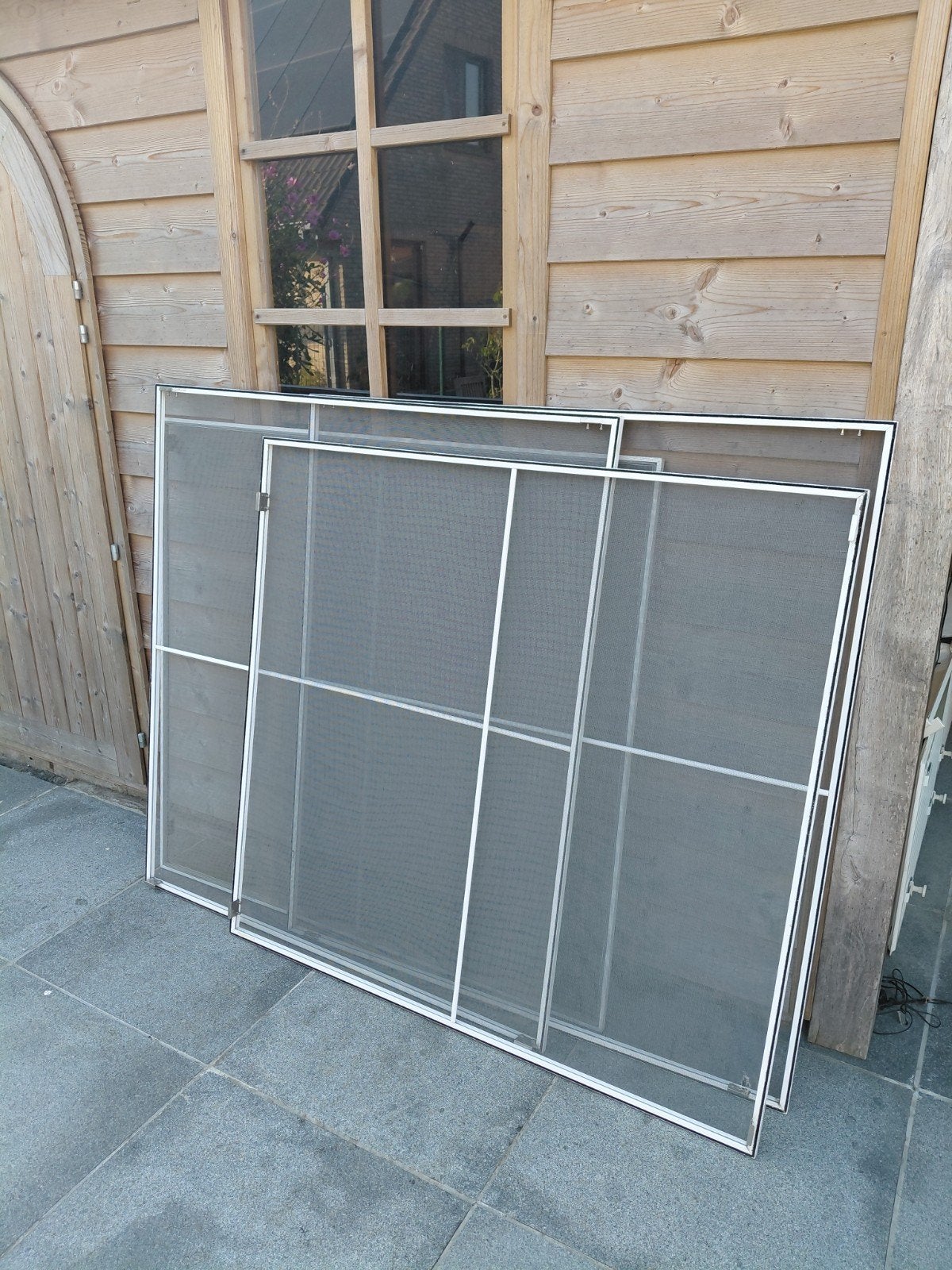 Vliegenramen wit 1m14 x 1m24,5, Bricolage & Construction, Fenêtres & Moustiquaires, Enlèvement