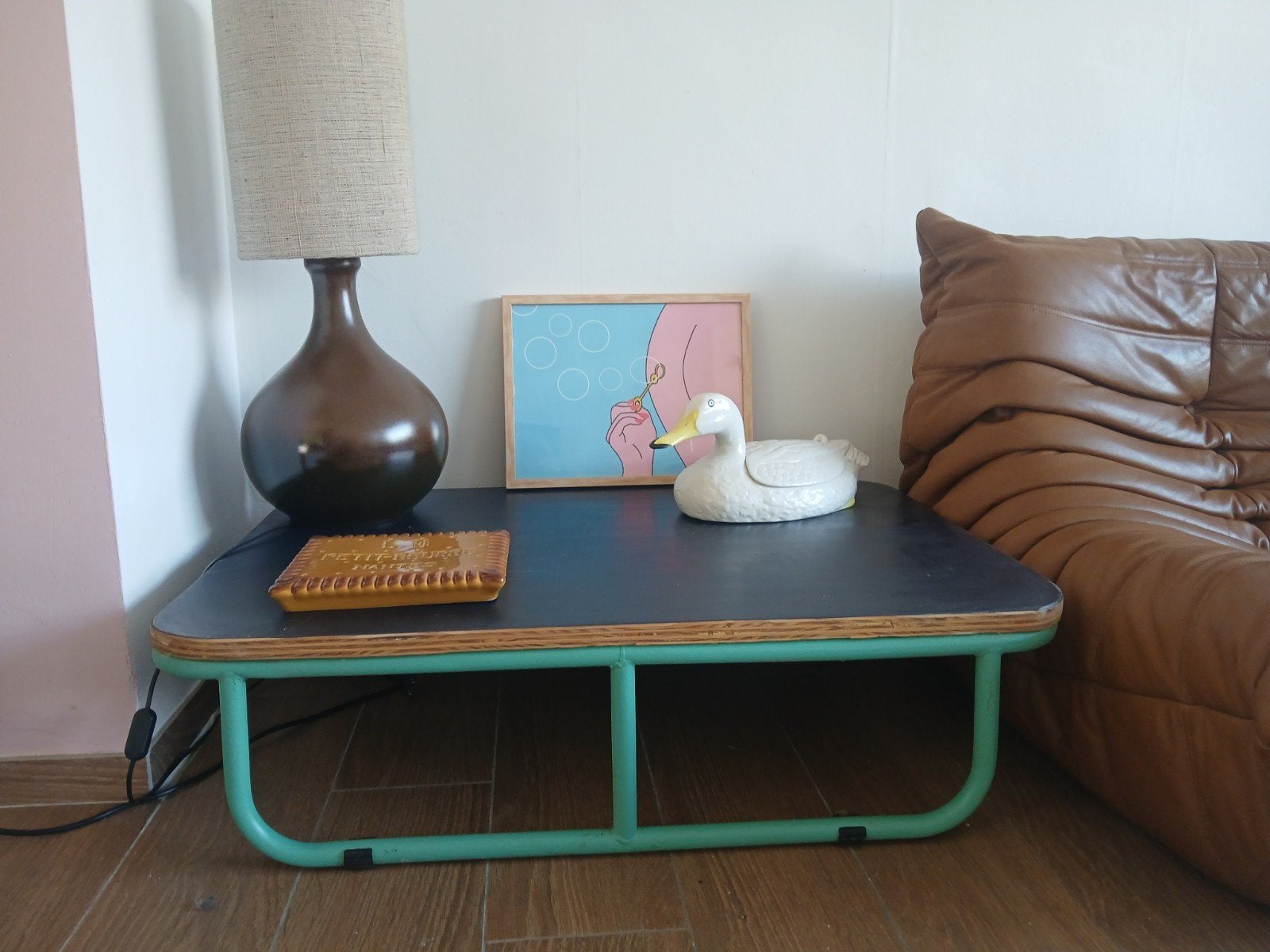 Petite table basse, Enlèvement, Utilisé, Industrieel Scandinavisch