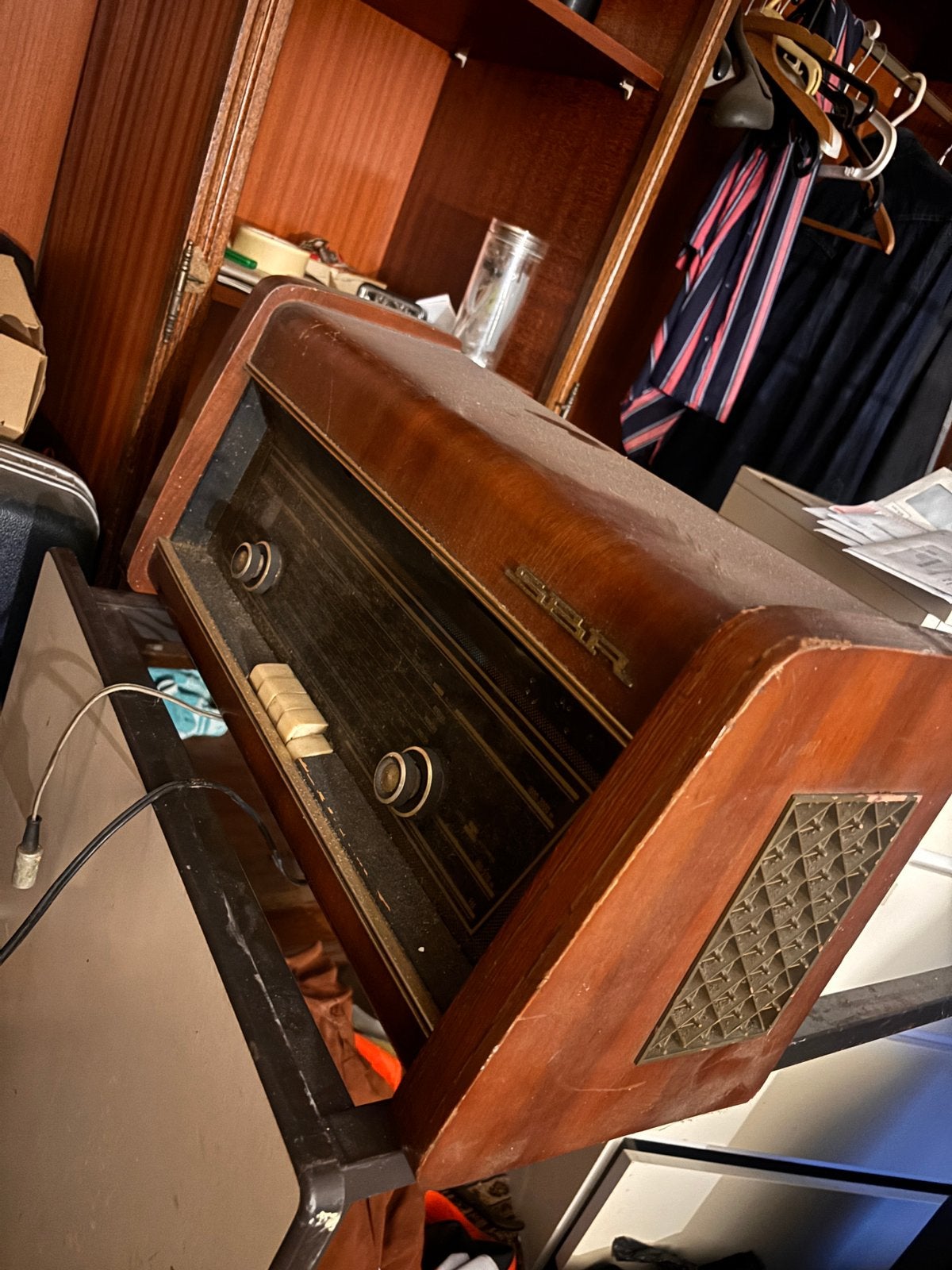 Antieke radio, Ophalen of Verzenden