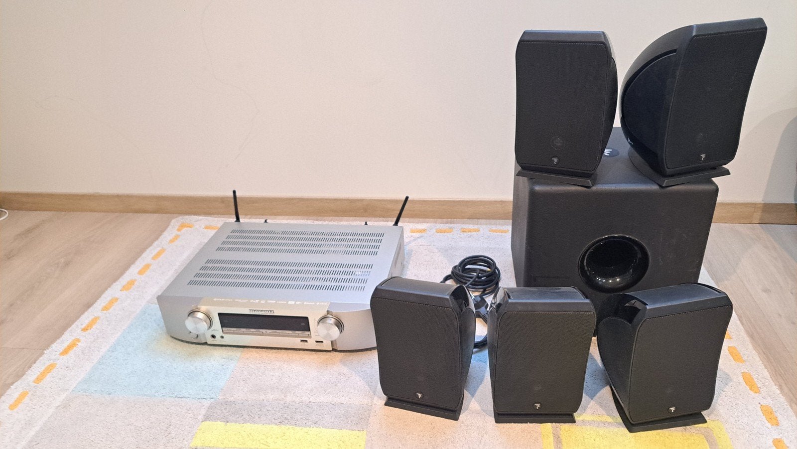 Homecinema 5.1 Marantz Focal Sib Cub3, Autres marques, Comme neuf, Autres lecteurs, Enlèvement